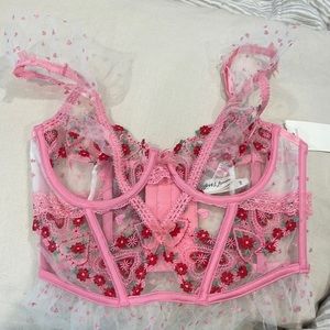For love and lemons bustier top